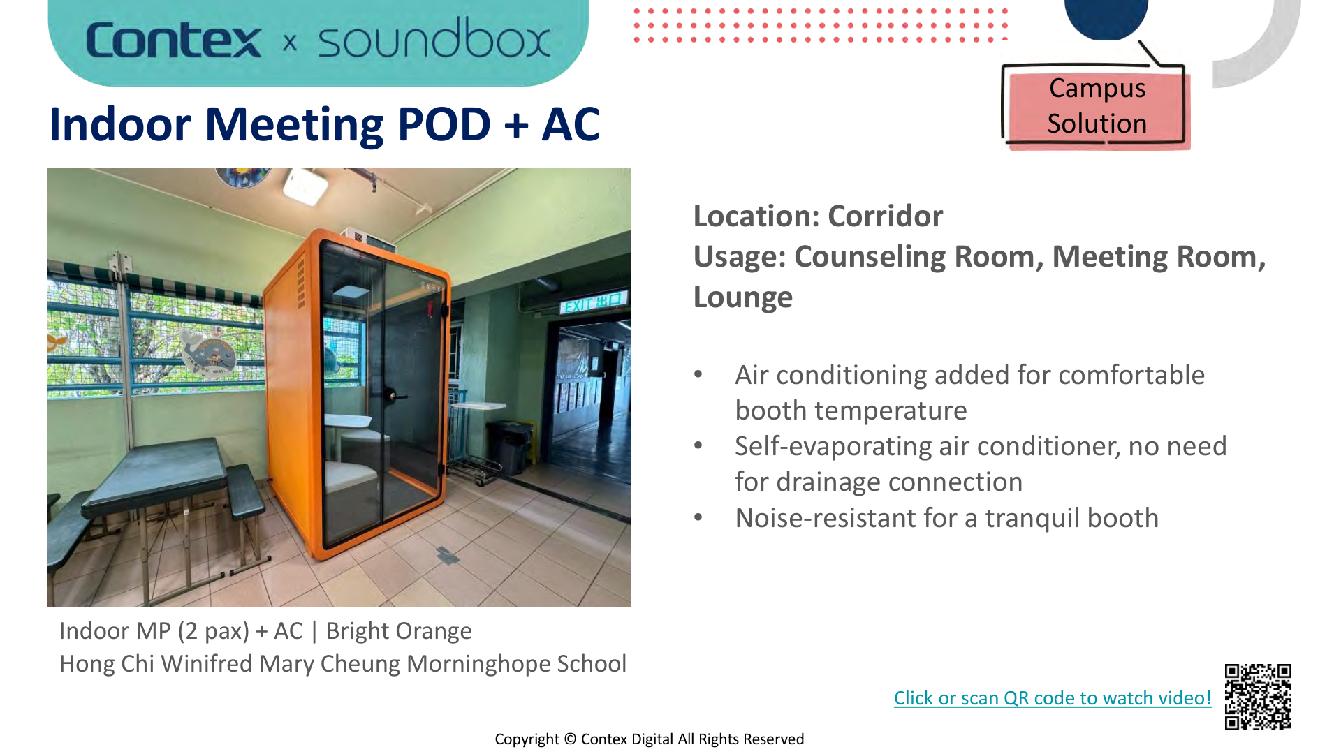 Meeting POD with AC in corridor